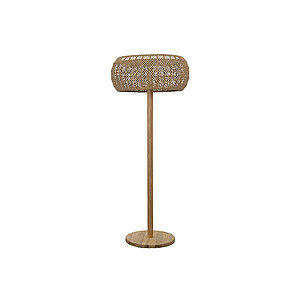 Cane-Line - Illusion Glow standerlampe m/natural Cane-line Weave Teak