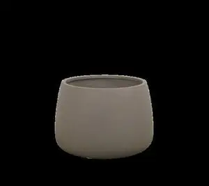 Cane-Line - Soil krukke rund medium  Taupe structure, glasfiber