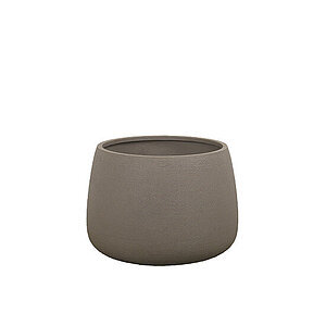 Cane-Line - Soil krukke rund medium  Taupe structure, glasfiber