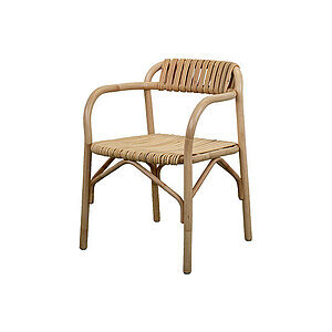 Cane-Line - Bliss stol m/armlæn INDOOR Semi poleret Natural, rattan