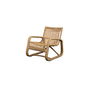 Cane-Line - Curve loungestol INDOOR Semi poleret Natural, rattan
