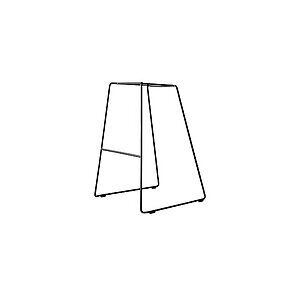 Cane-Line - Choice barstol stel m/meder INDOOR  Black, stål