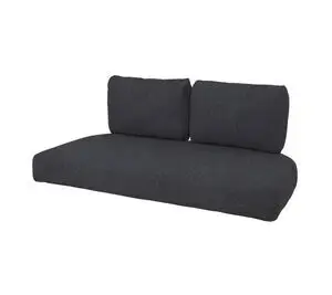 Cane-Line - Nest 2-pers. sofa hyndesæt INDOOR  Dark grey, Cane-line Ambience