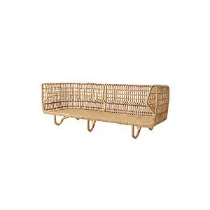 Cane-Line - Nest 3-pers. sofa INDOOR - Uden hynder - Natural, rattan