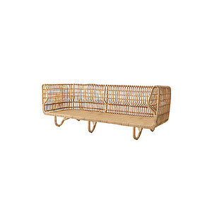 Cane-Line - Nest 3-pers. sofa INDOOR - Uden hynder - Natural, rattan