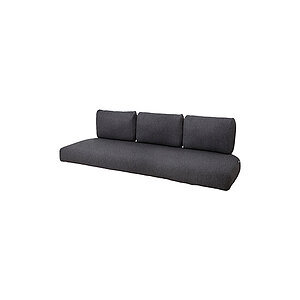Cane-Line - Nest 3-pers. sofa hyndesæt INDOOR  Dark grey, Cane-line Ambience