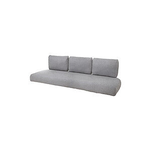 Cane-Line - Nest 3-pers. sofa hyndesæt INDOOR  Light grey, Cane-line Essence