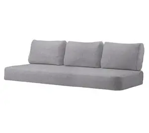 Cane-Line - Moments/Sense 3-pers. sofa hyndesæt INDOOR  Light grey, Cane-line Ambience