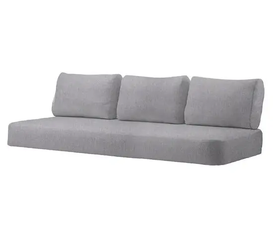 Cane-Line - Moments/Sense 3-pers. sofa hyndesæt INDOOR - Light grey, Cane-line Ambience