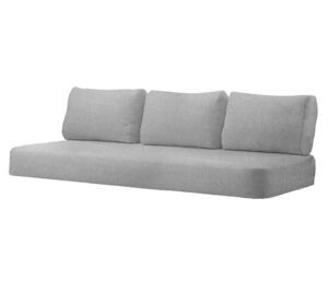 Cane-Line - Moments/Sense 3-pers. sofa hyndesæt INDOOR  Light brown, Cane-line Essence