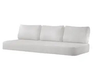 Cane-Line - Moments/Sense 3-pers. sofa hyndesæt INDOOR  White, Cane-line Scent