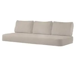 Cane-Line - Moments/Sense 3-pers. sofa hyndesæt INDOOR  Light brown, Cane-line Scent