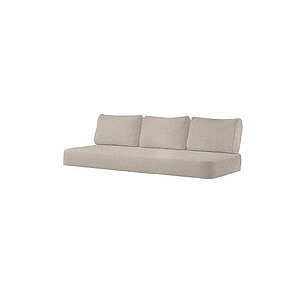 Cane-Line - Moments/Sense 3-pers. sofa hyndesæt INDOOR  Light brown, Cane-line Scent