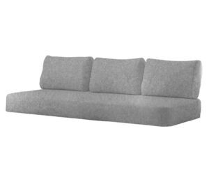 Cane-Line - Moments/Sense 3-pers. sofa hyndesæt INDOOR  Light grey, Cane-line Zen