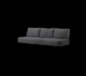 Cane-Line - Moments/Sense 3-pers. sofa hyndesæt INDOOR  Dark grey, Cane-line Ambience