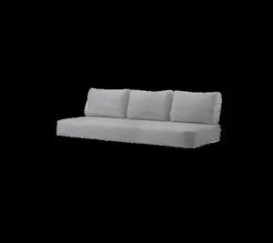 Cane-Line - Moments/Sense 3-pers. sofa hyndesæt INDOOR  Light grey, Cane-line Ambience
