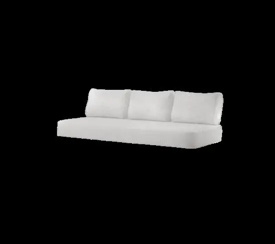 Cane-Line - Moments/Sense 3-pers. sofa hyndesæt INDOOR  White, Cane-line Scent