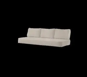 Cane-Line - Moments/Sense 3-pers. sofa hyndesæt INDOOR  Light brown, Cane-line Scent