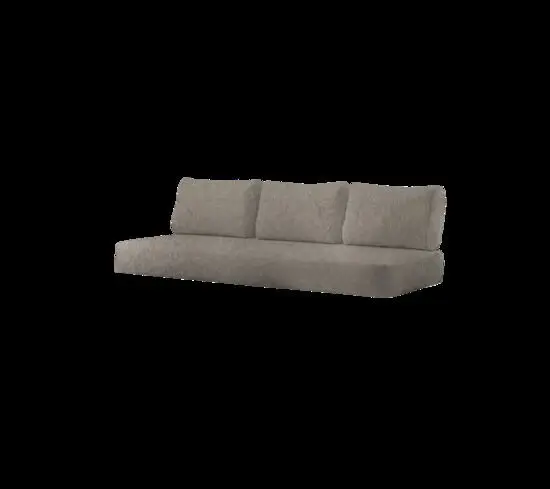 Cane-Line - Moments/Sense 3-pers. sofa hyndesæt INDOOR  Light brown, Cane-line Zen