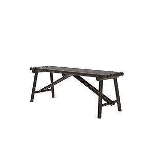 Cane-Line - Sticks bænk INDOOR, 120 cm  Dark brown, mahogni