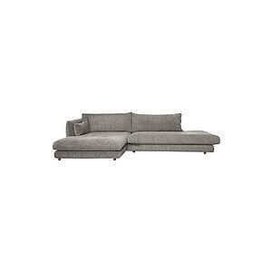 Cane-Line - Bloom open end sofa m/chaiselong højre & teakben Light brown, Essence