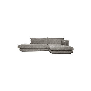 Cane-Line - Bloom open end sofa m/chaiselong venstre & plint Light brown, Essence