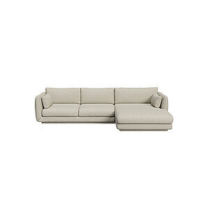 Cane-Line - Bloom 2-pers sofa m/chaiselong venstre & plint Light brown, Cane-line Scent