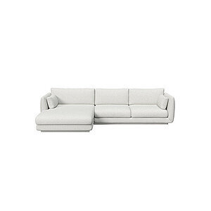 Cane-Line - Bloom 2-pers sofa m/chaiselong højre & plint Light grey, Cane-line Ambience