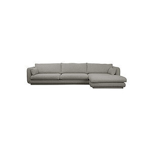 Cane-Line - Bloom 3-pers sofa m/chaiselong venstre & plint Grey , Essence