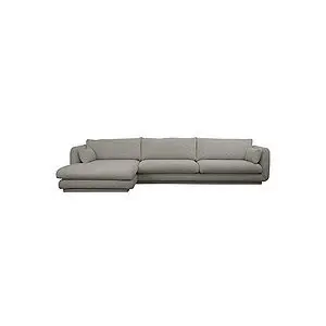 Cane-Line - Bloom 3-pers sofa m/chaiselong højre & plint Grey, Essence