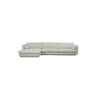 Cane-Line - Bloom 3-pers sofa m/chaiselong højre & plint Sand, Cane-line Flair/Kimi