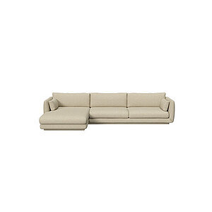 Cane-Line - Bloom 3-pers sofa m/chaiselong højre & plint Light brown, Cane-line Lola