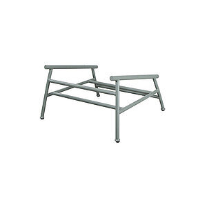 Grøn A-ramme i aluminium til hængestol med rørformet design, der giver stabilitet.