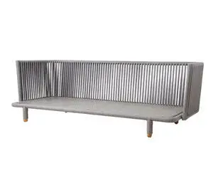 Cane-Line - Moments 3-pers. sofa stel  Grey, Cane-line Soft Rope