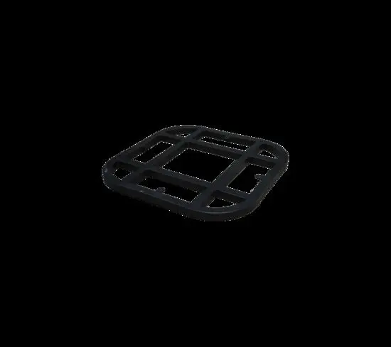 Cane-Line - Mellow monteringsramme t/keramik bordplade t/bordplade 90x90 cm Lava grey, aluminium