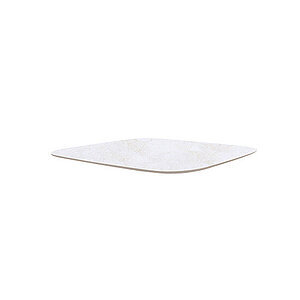 Cane-Line - Bordplade 144x144 cm Afrundede hjørner Travertine look, keramik