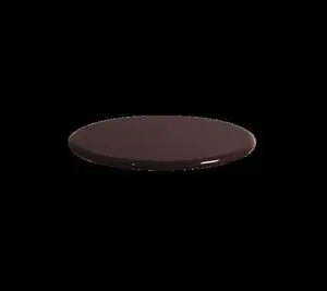 Cane-Line - Bordplade dia. 45 cm  Burgundy, lavasten glaseret