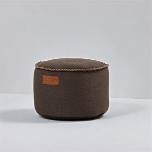 Image of SACKit puf - RETROit canvas drum - mørk brun