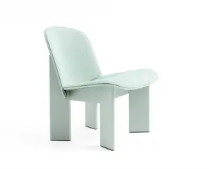 HAY - Chisel - Lounge Chair - Eukalyptus - Vandbaseret - Lakeret bøgetræ - Frontpolstret - Tekstil