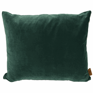 Image of Skriver Collection pude - Velour 45x45 cm - Mørk grøn