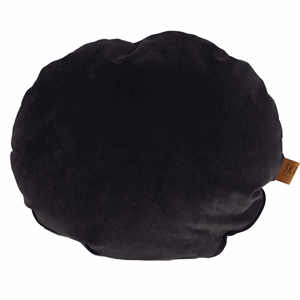 Image of Skriver Collection - Velour pude "City" - Ø45 cm - Sort
