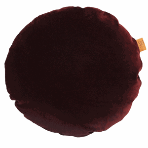 Image of Skriver Collection - Velour pude "City" - Ø45 cm - Bordeaux