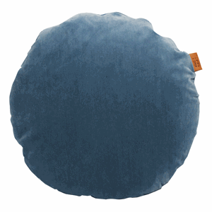 Image of Skriver Collection - Velour pude "City" - Ø45 cm - Lys blå