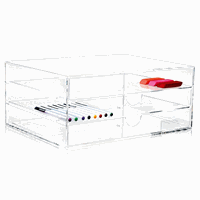 Nomess - "Clear 3-Drawer A4" Opbevaringsbox