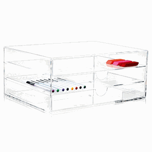 Image of Nomess - "Clear 3-Drawer A4" Opbevaringsbox