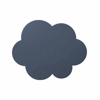 LindDNA - Dækkeserviet - Kids Table Mat "Cloud" - Nupo Dark Blue