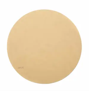 MiLLE W NORDISK DESIGN - Bordskåner - Beige læder - Ø 22 cm