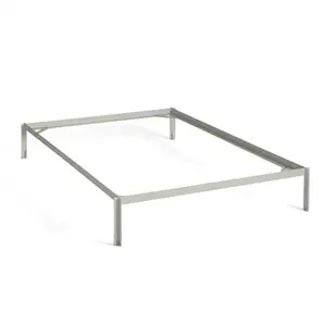 HAY - Connect Bed - Sengeramme - 140 x 200 cm - grå - warm grey