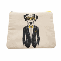 Au Maison - Kosmetiktaske "Mr. Doggy" - Natural (22x16 cm)