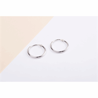 Jukserei - Creol Earrings - Silver (small)